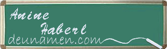 Anine Haberl Visitenkarte